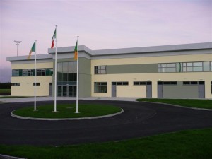 Outside painting of John Mitchels New Sports Complex, Tralee, Co. Kerry  -  completed by Total Paintworks Ltd, Ireland