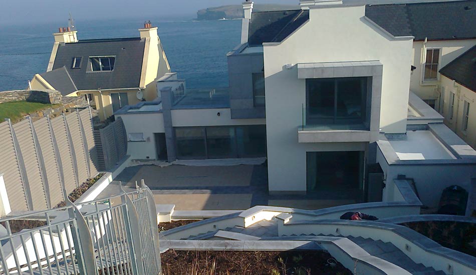 External painting of a house in Kilkee, County Clare by Total Paintworks Ltd., Decorators, Kerry, Ireland